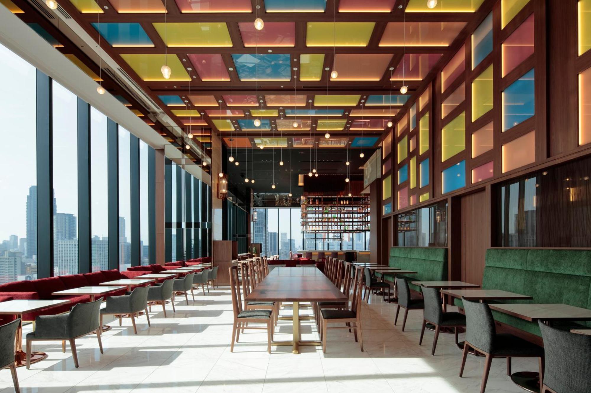 Candeo Hotels Osaka The Tower Luaran gambar The 360° Sky Lounge